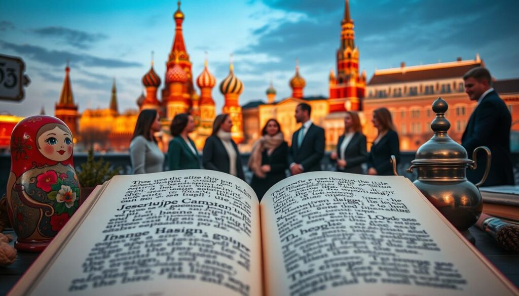 Russia Fun Facts That Make it Unique Cover of a book titled "Fun Facts About Russia," showing people gathered in front of a notable building.