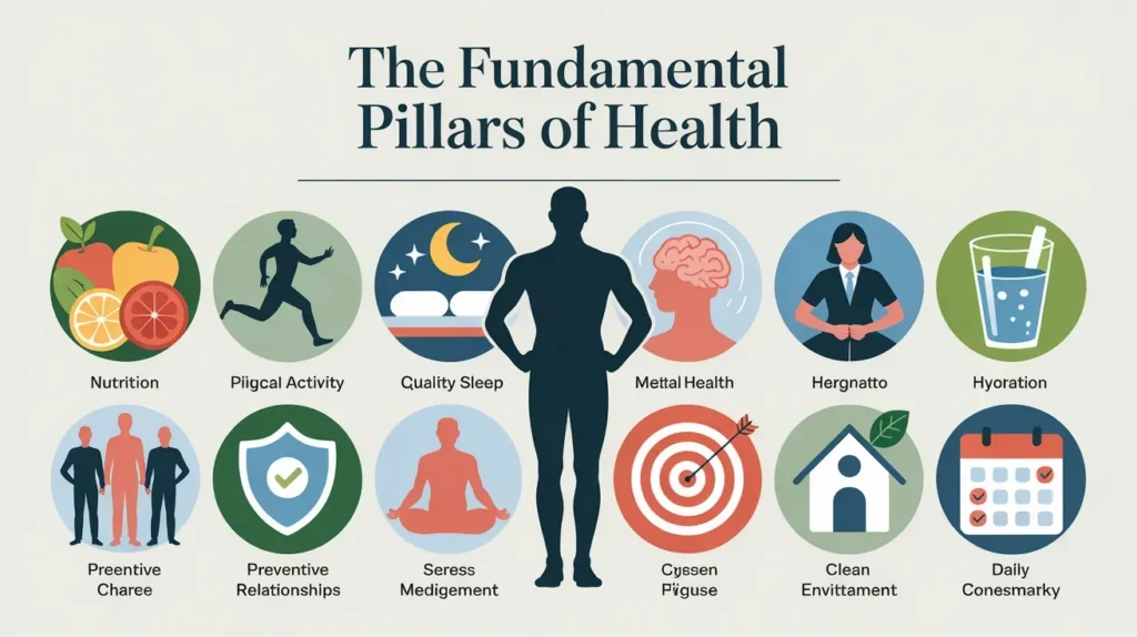 what are the fundamental pillars of health