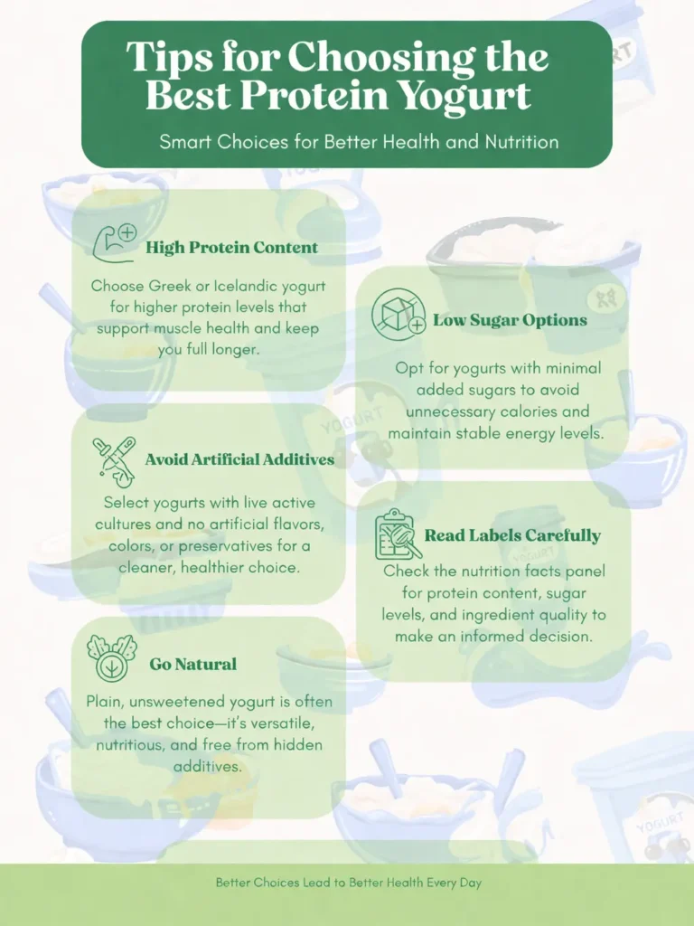 best protein yogurt tips for choosing healthy high protein low sugar yogurt with natural ingredients and nutrition guide