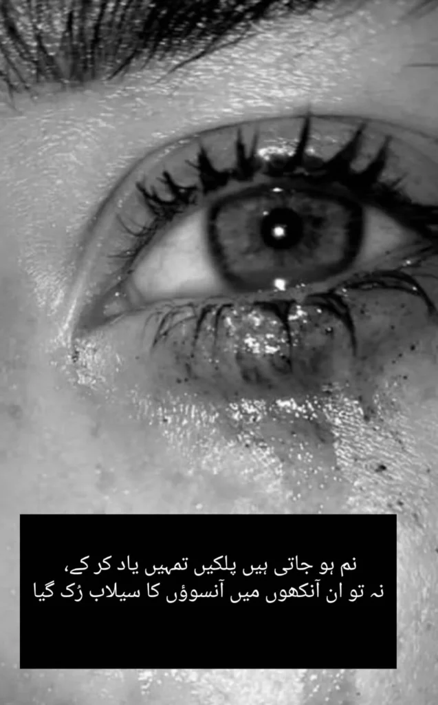 umeed ka diya bujh gaya har su andhera phail gaya tera chehra dikhai na diya urdu sad poetry