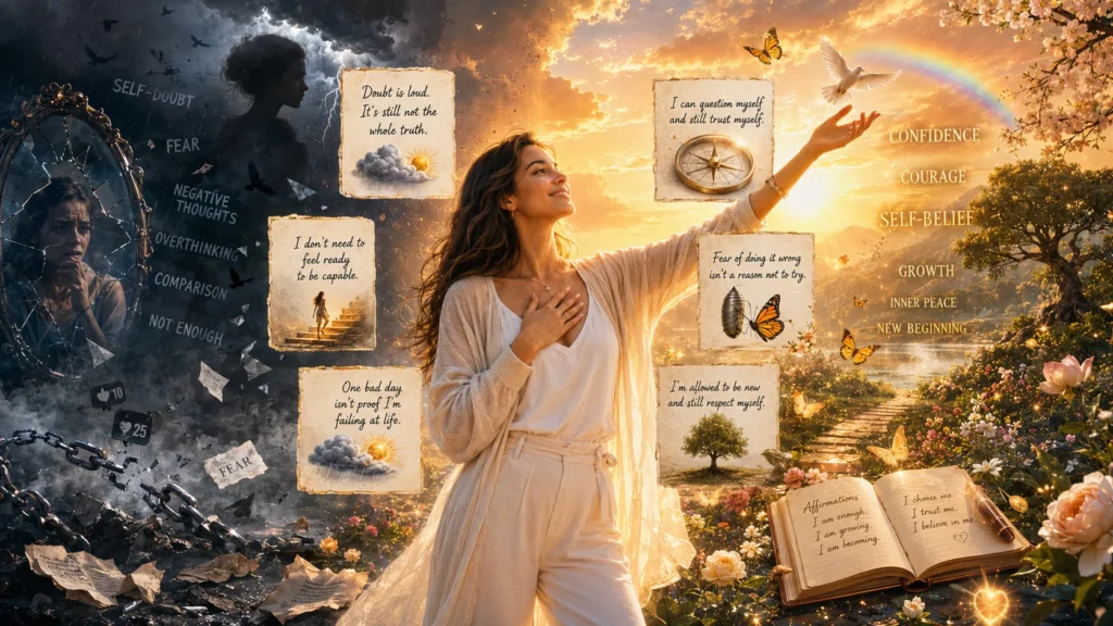 self love affirmations healing journey mindset