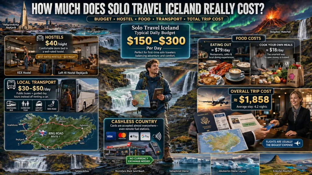 solo travel iceland cost breakdown